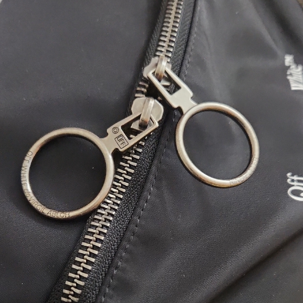 Off-White Black Bag with Yellow Strap - Picture 3 of 11